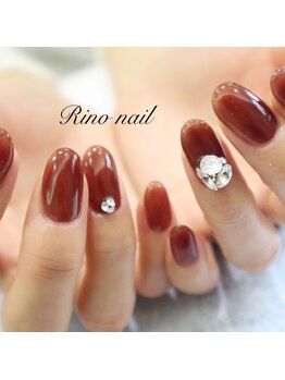 リノ ネイル(Rino nail)/シンプルビジューネイル