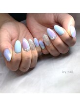 アイビーネイル(ivy-nail)/縦グラデーション×オーロラ