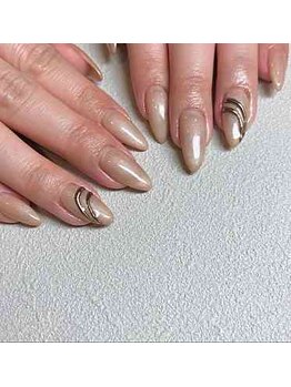 ミラーアートネイル