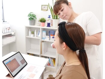 ニキビケア 毛穴研究所 立川店/相談+肌診断+洗顔指導