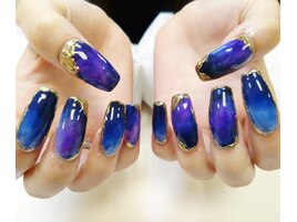 スカルプでロングネイル