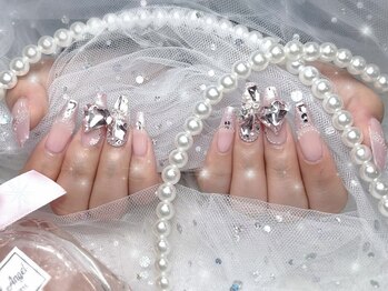 ベルグローアルファネイル(BELLE GROW ALPHA NAIL)/ピンクキラキラネイル☆