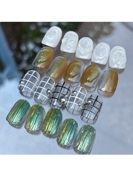 ヒルズ 原宿(Hills Harajuku)の写真/【オシャレな定額コース¥6400】ハイセンスなデザインを毎月追加◎抜け感・透明感のある指先に♪