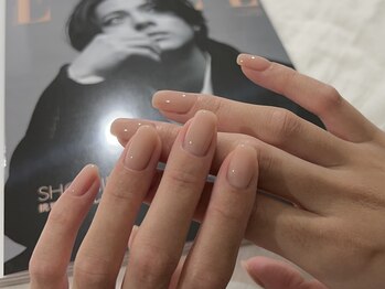 エムワイユーネイル(myu.nail)/ベビーピンク*。+