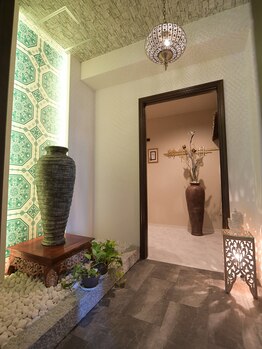 タイ空/アジアンテイストなエントランス