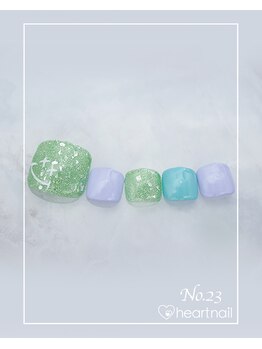 はあとねいる 安佐南店/フットネイル:No.23