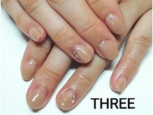 ネイルアンドまつげエクステ専門サロン スリー(THREE)/シンプル