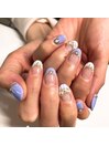 アートフレンチネイル☆