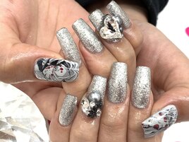 鬼滅の刃　痛ネイル　渋谷