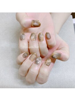 プライズアイリス アイラッシュ 池袋東口店(prize Iris eyelash)/ミラーフレンチネイル【池袋】