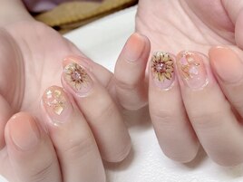 向日葵ネイル☆