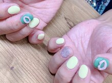 ハイアンドドライ(High and Dry)/唇とハートネイル