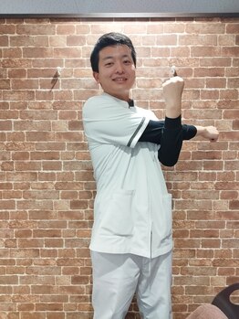 松戸整骨院/肩のストレッチ