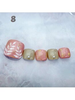 はあとねいる 町田店/フットネイル：No.8