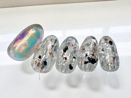 定額middle 氷ネイル