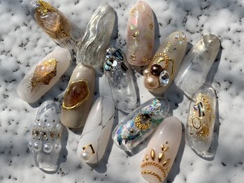 ネイル エリス(Nail Ellis)の写真/【毎月ネイルを楽しみたい方必見！】オフ無料で、選べる定額ジェル♪丁寧な施術と持ちの良さが自慢。