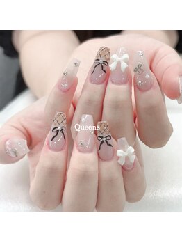 クイーンズビューティーサロン 新宿本店(Queen's beauty salon)/チップ長さ出し10本やり放題