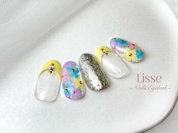 リセ 銀座本店(Lisse)/カラフルフラワー初回◇トレンド