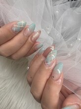 シェリーネイル 東浦和店(ShellyNAIL)/春先オススメ★ミントグリーン