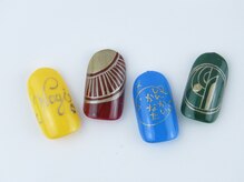 まつげアンドネイル ディアマンローズ(DIAMANT ROSE)/モチーフネイル150分12000円