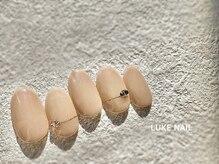 ルークネイル 恵比寿店(LUKE NAIL)/シンプルオフィスネイル　冬春