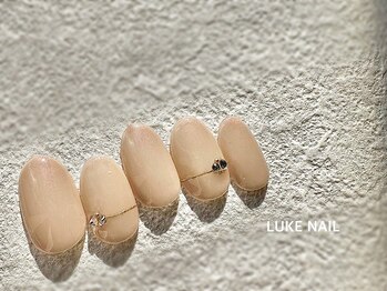 ルークネイル 恵比寿店(LUKE NAIL)/シンプルオフィスネイル　冬春