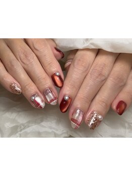 手描きアートが得意なサロン