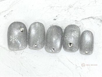 ネイルメゾン 池袋店(NAIL MAISON)/キラキラスノー¥8050
