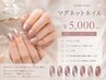 【ハンド】マグネットorフラッシュネイル5000円/新規ソフト・当店オフ込み