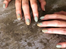 ＊square motif nail＊