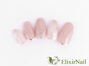 エリクサーネイル 神田(Elixir Nail)/シンプル/クーポン使用