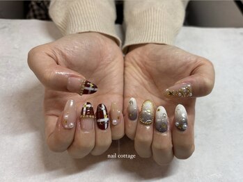 ネイルコテージ 新宿南口店(Nail cottage)/冬ネイル　¥12100