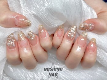 ホシノネイル(HOSHINO NAIL)/ゴールドネイル