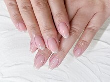 ケーズネイル製作所/ラメフレンチネイル