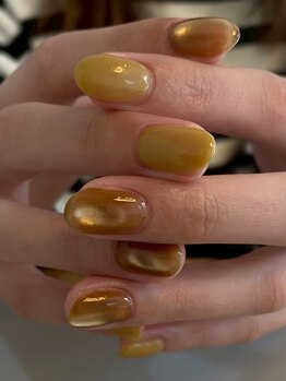 ネイルカラー つくば(NAIL KOLOR)の写真/【画像持ち込みOK☆】ありきたりなシンプルでは物足りない！相談しながら決めてもOK♪