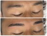 【メンズ/ワンランク上の眉毛に】眉毛パーマ+スタイリング(眉毛wax)¥9,900→