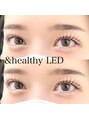 ルーシー 心斎橋(LUCY)&nbsp;アンドヘルシー100本＋下マツエク30本LEDで装着