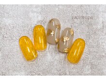 ネイルクローネ(nail crone)/ミラーフラワーネイル