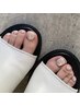 オフありフットネイル1時間半デザイン