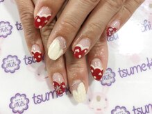 ネイルサロン 爪吉/ガーリー☆ニットネイル♪