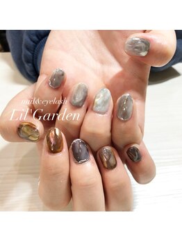 リルガーデン 新宿南口(Lil' Garden)/左右非対称ニュアンス×凹凸