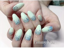 エイミーユア(Eimmy Yua)/イエローキラキラネイル♪