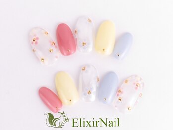 エリクサーネイル 神田(Elixir Nail)/シンプル/クーポン使用