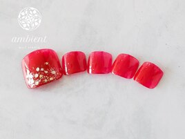 フットネイル ラメネイル