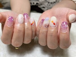 夏ネイル