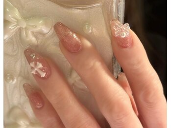 ネイルアンドアイラッシュスタジオ シュシュ(chouchou)/うるうるピンク