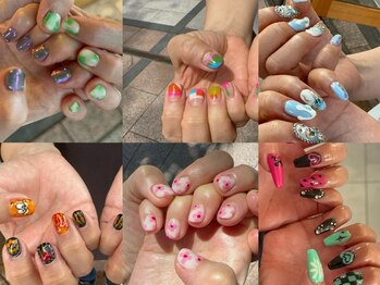 ニコル 高千穂通店(NICOLE)の写真/充実のネイルケアが自慢◎シンプルナチュラルから華やかなトレンドまで、日常になじむデザインをご提供☆