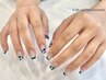 【ハンド】アートデザイン/フレンチ/グラデーション/4本のみアート