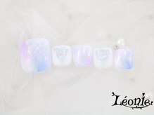 レオニー(Leonie)/オーロラぷっくりフットネイル