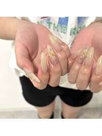 トレンドお花ネイル